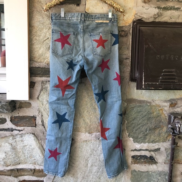 Stella McCartney Skinny Boyfriend Jeans With Stars - Picture 4 of 8